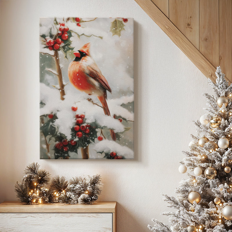Golden Carols Serenade - toile tendue avec châssis de qualité supérieure, H 36 po x l 24 po