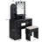 Besancon 4 drawer dressing table with light-1987452771
