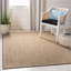 Tapis brun uni en sisal / jute Martha Stewart-22904882