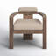 Chaudry Wood Outdoor Dining Armchair with Cushion