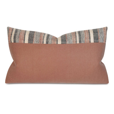 Ridge Linen Lumbar Pillow Cover & Insert