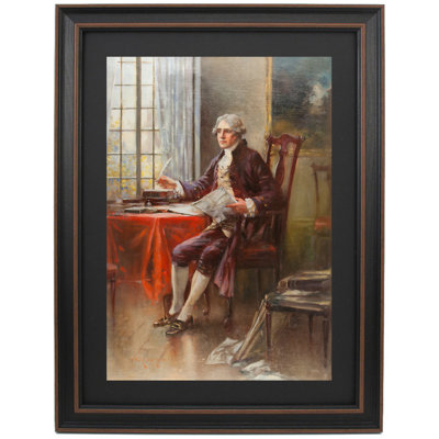 Portrait Of Thomas Jefferson By Edward Percy Moran