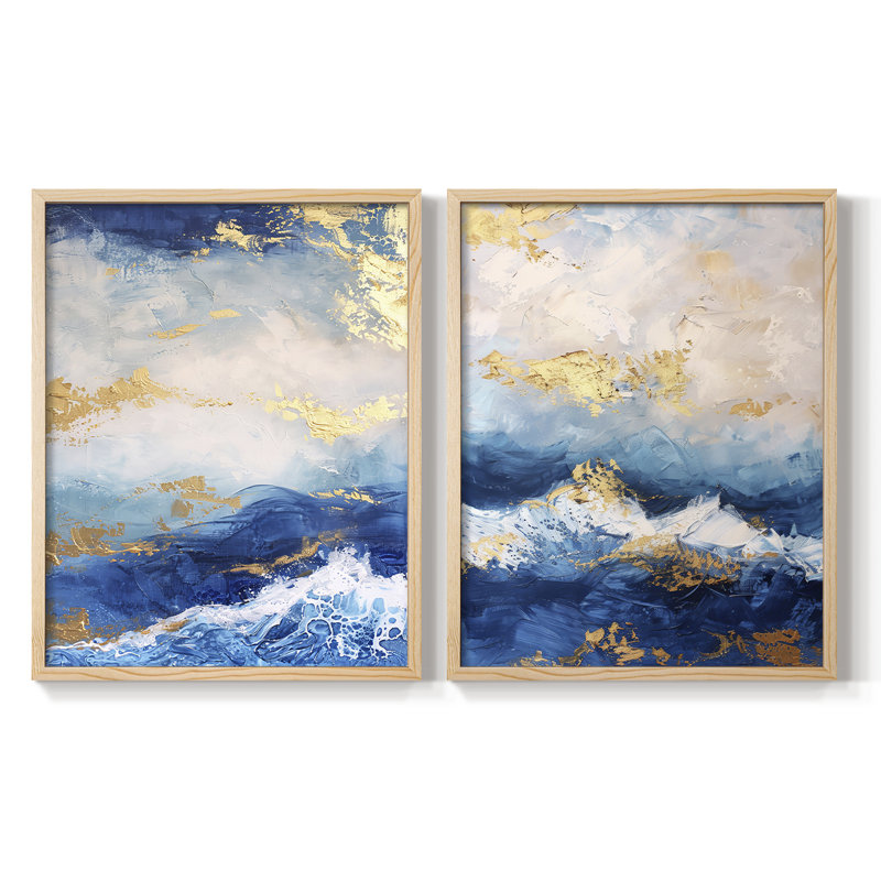 ABSTRACT Series CDVII - Reproduction encadrée de qualité supérieure - prête à être accrochée - aucun clou requis - aucun clou requis