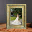 Cadre photo orné antique de 8 po x 10 po avec protecteur de photo 1pc