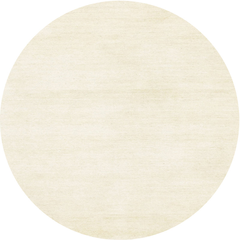 Surface beige contemporaine tapis, Rond 8 pi