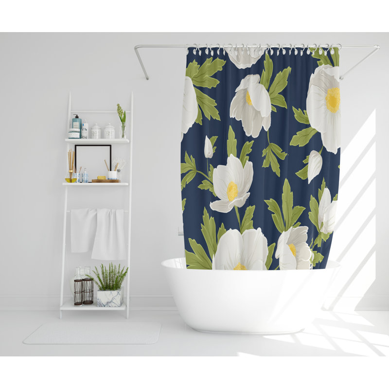 Engstrom Polyester Shower Curtain, 177cm H x 177cm W