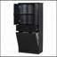 Bathroom Storage Cabinet With Two Laundry Baskets, Storage Cabinet With Doors And Drawer For Home, Black-63252415