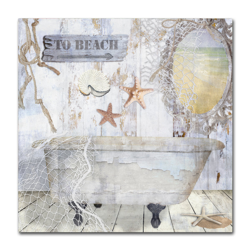 "Jadaya Beach House I" par Color Bakery, impression sur toile tendue, H 35 po x l 35 po x P 2 po