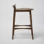 Madeira Upholstered Stool with Solid Wood Frame-1875086760