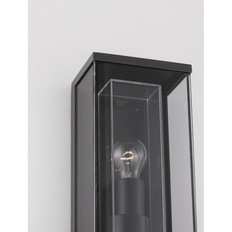 Black Outdoor Bulkhead Light