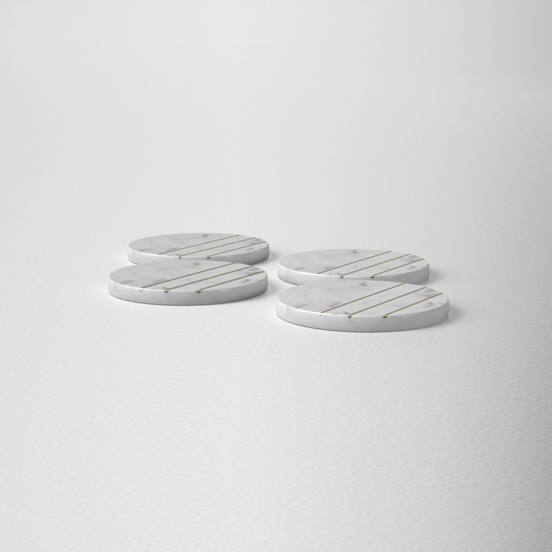 Round Marble Coaster