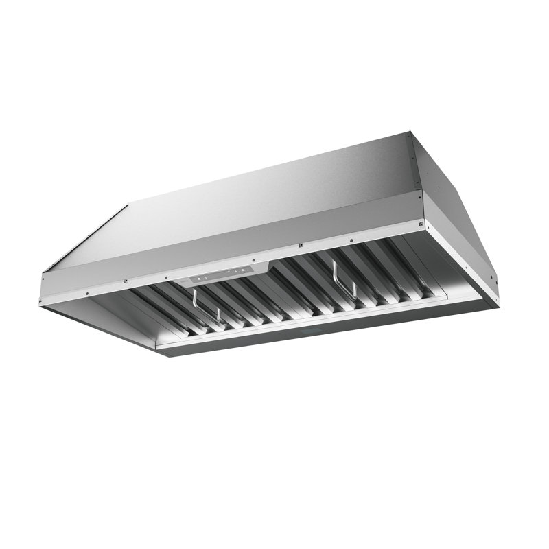 Hotte encastrable avec lumière DEL en acier inoxydable Zephyr Monsoon Connect 48 po 700 CFM