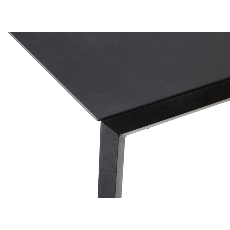Kritina Rectangular 6 - Person 200Cm Long Dining Set, Dark Grey