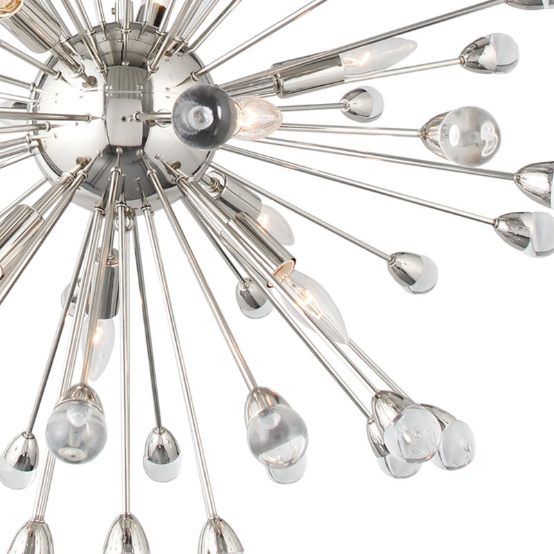 Mcentire 12 - Light Dimmable Sputnik Sphere Chandelier