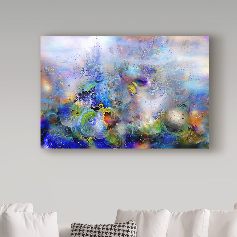 «Underwater 12» de Juriel, impression sur toile tendue, H 30 po x l 47 po