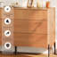 Commode pour la chambre à coucher avec 6 tiroirs, commode Aadham-1423223191