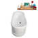 67" Streamline Soaking Matte White Freestanding Tub and Tray With Internal Drain