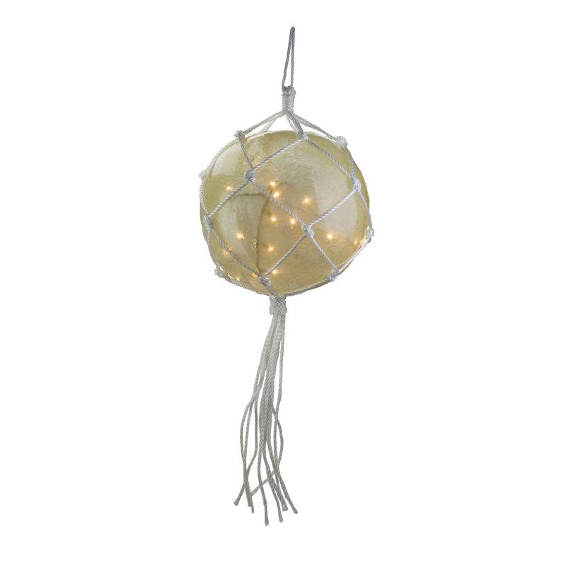 Décoration de Noël pour l'extérieur, H 11,5 po x l 11,5 po x P 11,5 po, Blanc cassé