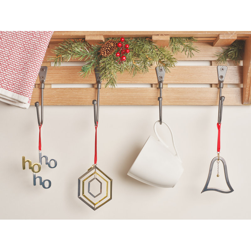 3.5'' Metal Holiday Shaped Ornament