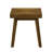 Square Wood Side Table, Walnut Brown