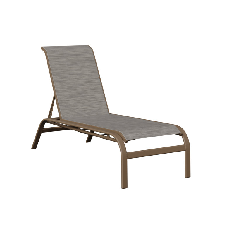 Méridienne sans accoudoirs en aluminium et argile perlée Berlin, Argile, Beige foncé