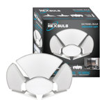 Bell+Howell Hexbulb Ceiling Light with 6 Panel Adjustable High Intensity Light