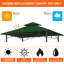 Auvent de remplacement pour abri de jardin Monyca-78598252