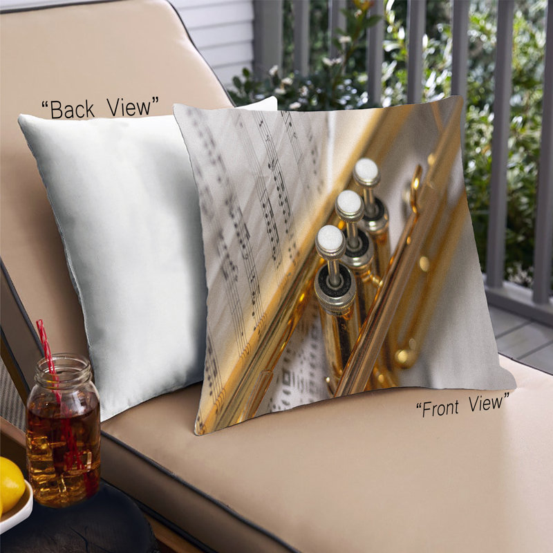 Coussin musical Music Trumpet 7, Microsuède