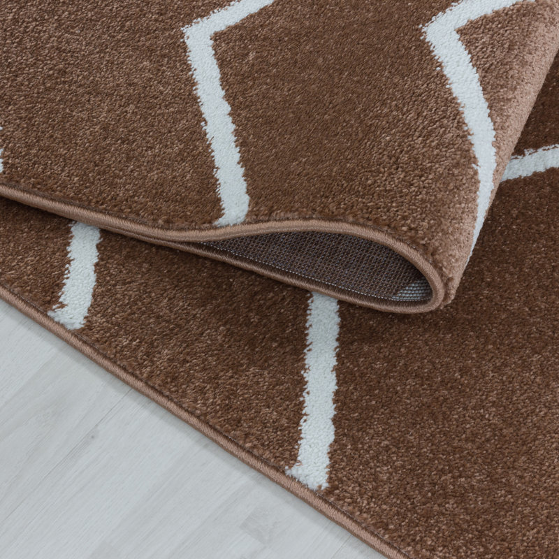 Eustache Solid Colour Flatweave Area Rug, Rectangle 160 x 230cm