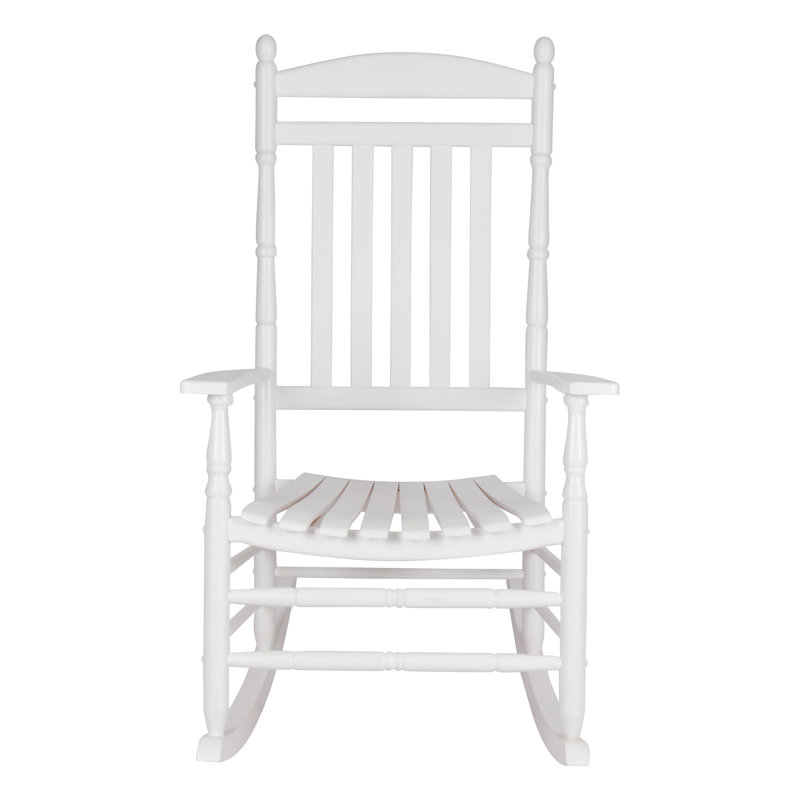 Ensemble de 2 chaises berçantes d'extérieur Aritu, Blanc