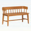 Banc d'extérieur en bois d'acacia Bramley avec conception stable et esthétique naturelle pour une assise confortable dans les jardins et les cours