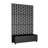 Rohun Galvanized Metal Rectangular Planter with Trellis and Locking Wheels-1499419180-1478089835