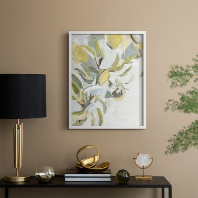 Lemon Pears Framed Print - Solid Wood