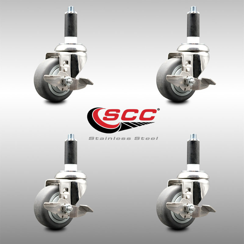 Thermoplastic Rubber Casters