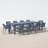 Farrah Rectangular Extendable Plastic 11-Piece Patio Dining Set-1029095627