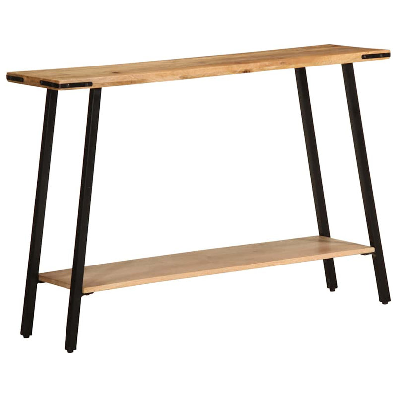 30cm Solid Wood Top Console Table