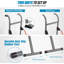Nateesha Steel Wall Mounted Adjustable Bike Rack for Garage, Gravity Bike Stand