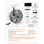 Greenhouse Air Circulation Fan, 5800 CFM Powerful Air Circulator Electric Fan, 10 Speeds, 3 Switchable Modes, LCD Control, Ceiling Wall Mount, Fast Ventilation for Greenhouse, Patio, Garage-130722128