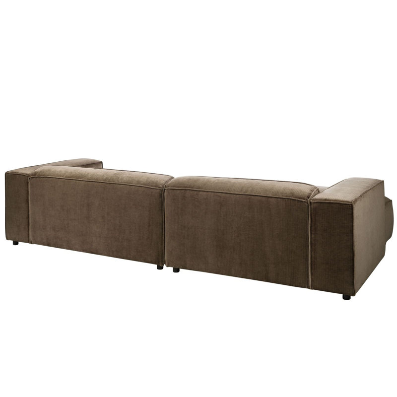 VALENCIA 3 Seater Corner Sectional, Brown, white and pink, Left -sided