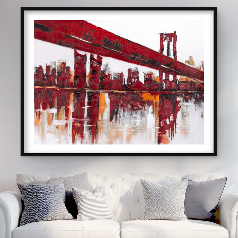 Red Bridge - Man Cave, H 36 po x l 48 po