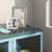 Stackable Storage Bins with Lids, Wheels, and Collapsible, Blue
