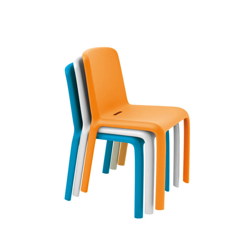 Chaise empilable Snow, Bleu