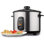 Brentwood 8-cup Non-stick Rice Cooker With Steamer – Silver, Easy-to-use Rice Maker