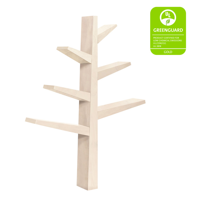 Spruce Tree 51" H x 41" W Kids Bookcase, Washed Natural