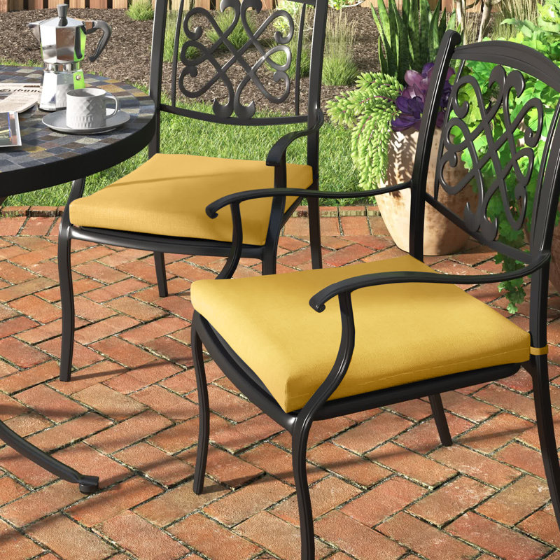 Outdoor 3'' Seat Cushion, Lemon