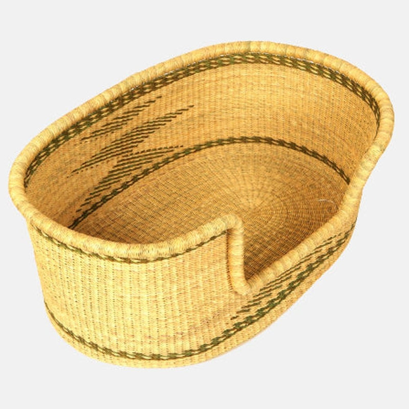 Alora Geometric Wood Pet Bed
