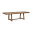 Table de salle à manger extensible à tréteaux avec 6 chaises avec accoudoirs-296461869