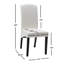 Chaise parsons Barwicks en blanc-434976140