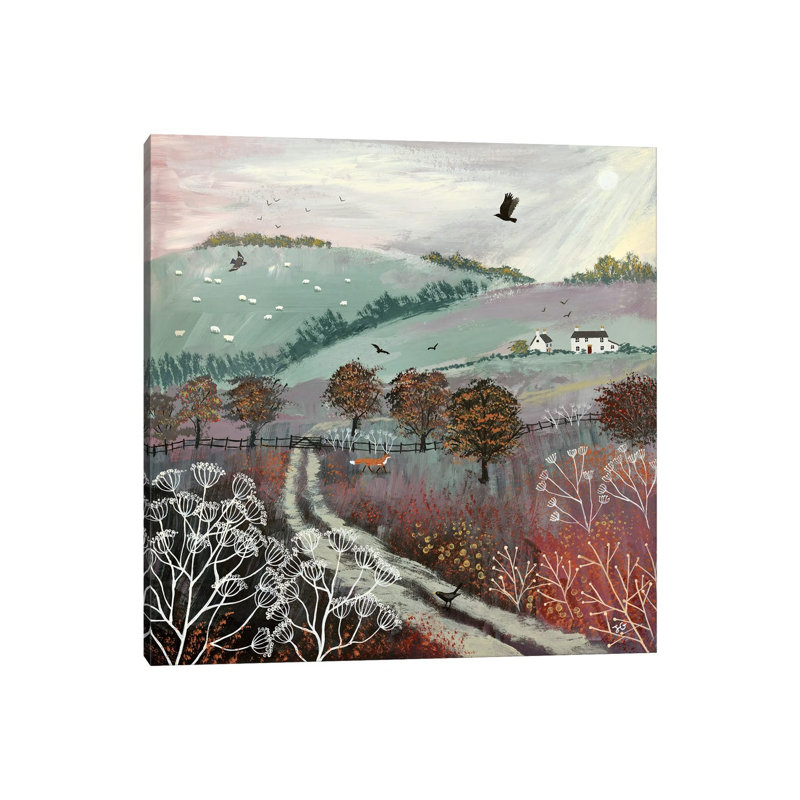 Autumn Dusk by Jo Grundy - Wrapped Canvas Print, 45.72cm H x 45.72cm W x 1.905cm D
