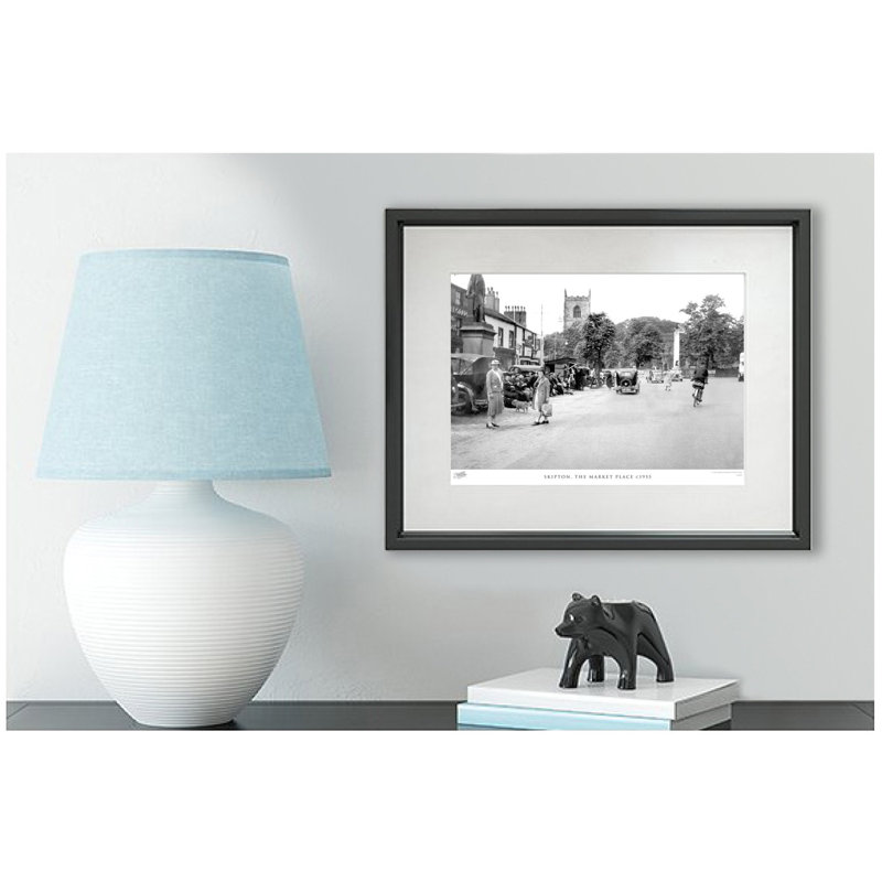 Skipton, The Market Place C1955 by Francis Frith - Single Picture Frame Print, 45cm H x 60cm W x 2.3cm D
